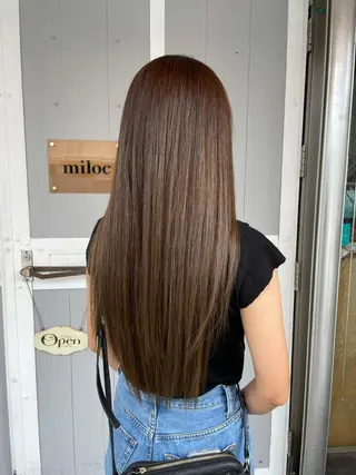 カラー miloc かおりのヘアスタイル
