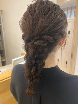 セミロング 🍋暖色カラーヘアア レンジniina🍋のヘアスタイル