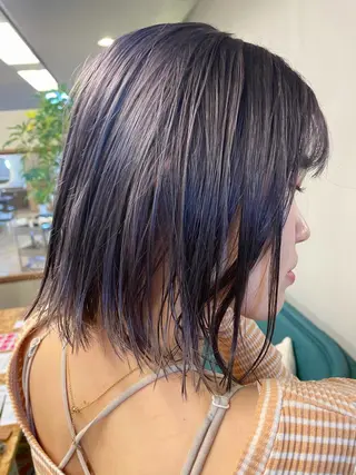 ミディアム カラー tatsumi/ボブ ウルフ/レイヤーのヘアスタイル