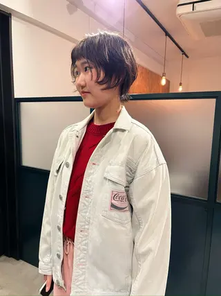 ショート 暖色/パーマ 🌼クニトウメイのヘアスタイル