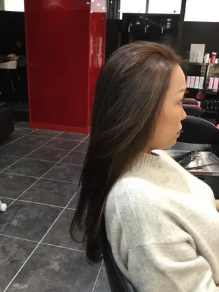 ロング カラー Annon プライベートサロンのヘアスタイル