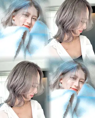 ショート カラー i'll 髪質改善 淀屋橋 大阪【イル】所属・エクステ/ブリーチ tasukuのヘアスタイル