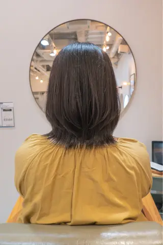 ミディアム 【ボブ】縮毛矯正/ 船橋駅5分/鈴木杏美のヘアスタイル