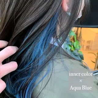 セミロング カラー ACT十条店所属・溝口 恭章のヘアスタイル