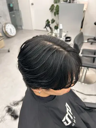 ミディアム カラー メンズ メンズバレイヤージュ 🔥メンズカット🔥のヘアスタイル