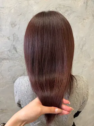 セミロング ともか/美髪透明感 カラー/顔周りカットのヘアスタイル