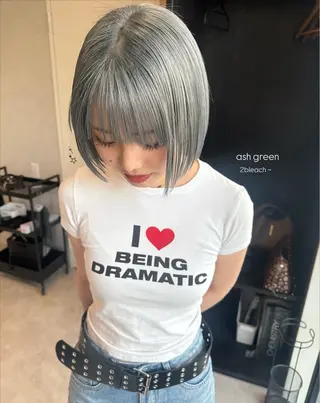 ショート カラー 透明カラー/レイヤー misaki °＊のヘアスタイル