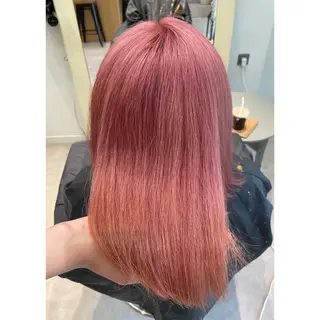 カラー ピンクカラー🎀/ ミルクティー🍼花音のヘアスタイル