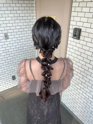 ヘアアレンジ 推し活＊イベントヘア 💕ゆり🐈🐾のヘアスタイル