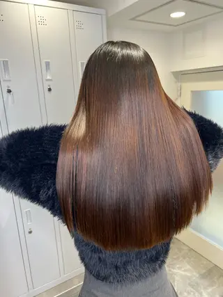 ロング カラー mimiiy梅田 中崎町ハイトーンのヘアスタイル