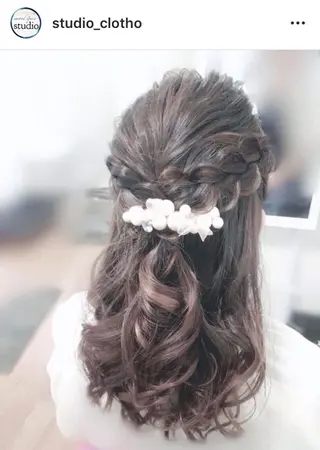 ヘアアレンジ 京都.祇園セットサロン:スタジオ ヒロ【Studio hiro】所属・ヒロ(hiro) •スタジオヒロのヘアスタイル