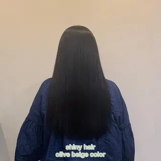 ロング カラー 艶髪レイヤー上田 紗也🇰🇷💗のヘアスタイル