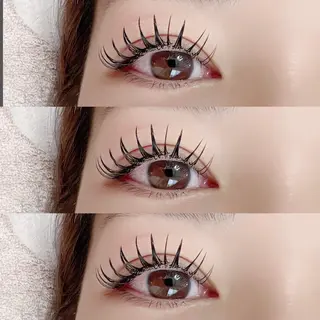 マツエク・マツパ 【那覇/束感まつ毛】 ｷｬﾒﾙのマツエク・マツパデザイン