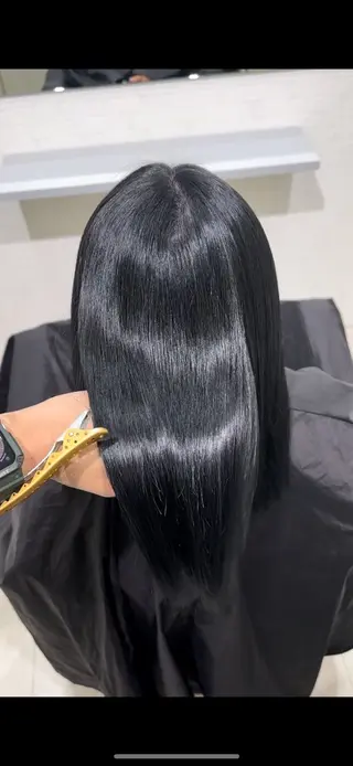 ミディアム Number.タナカ 間々田髪質改善のヘアスタイル