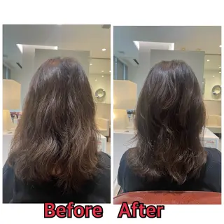 セミロング 平 真亜里のヘアスタイル