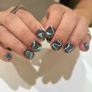 ネイル 野島 千夏のネイルデザイン