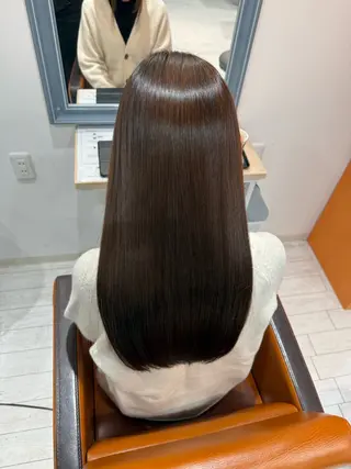 セミロング 🍊髪質改善🍊縮毛 矯正🍊濱野紗奈🍊のヘアスタイル