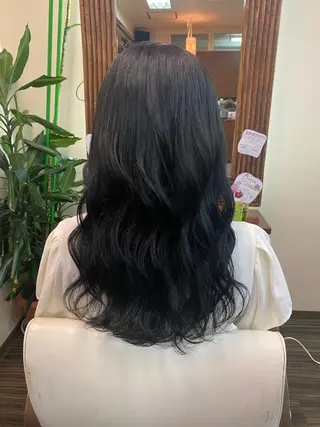 ロング カラー ヘアアレンジ 加藤 瑠美のヘアスタイル