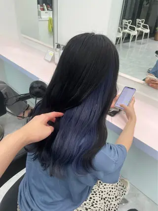 セミロング カラー 🎨ブリーチ職人 店長Takaya🎨のヘアスタイル