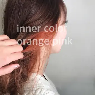 セミロング カラー knock【ノック】所属・烏丸韓国ヘア🇰🇷 ayaka🎀のヘアスタイル