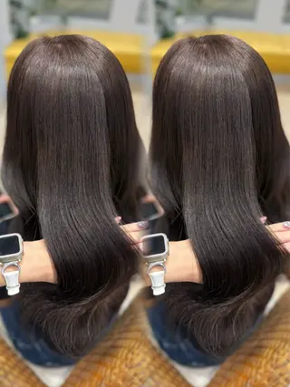 ロング カラー 大久保 凜香のヘアスタイル