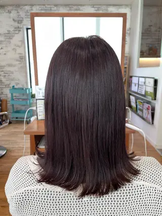 ミディアム 山本　恵 (やまもと  けい)のヘアスタイル