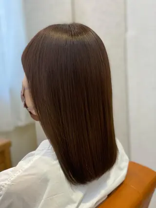 ミディアム カラー 森下 友　Dio...池袋のヘアスタイル