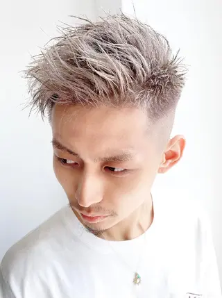 メンズ ノミネーション大宮所属・TOSHIKI/ ハイトーン/髪質改善のヘアスタイル