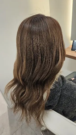 セミロング カラー 佐藤 宏紀のヘアスタイル