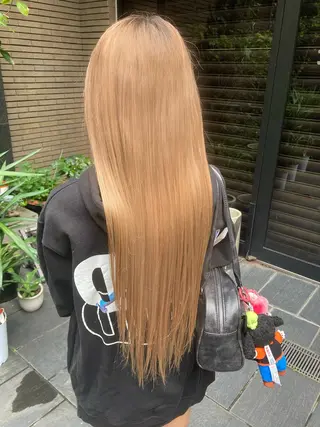 ロング カラー ✨最安値✨エクステ カラー🌼つきな🌼のヘアスタイル