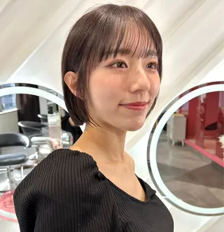 カラー 莉乃/縮毛矯正/髪質 改善/艶カラーのヘアスタイル