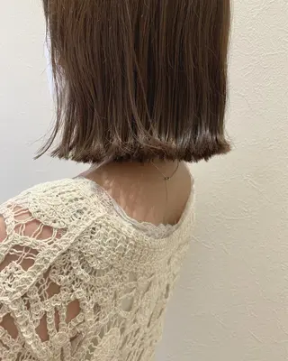 ミディアム カラー hub hair レイヤー/透明感のヘアスタイル