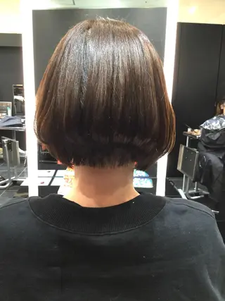 ミディアム Annon プライベートサロンのヘアスタイル