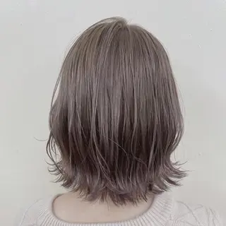 ミディアム カラー ☁️グレージュカラー TAKUYA☁️のヘアスタイル