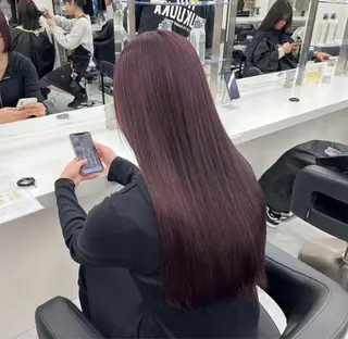 ロング カラー 🤍透明感推しカラー 🤍yui‪💞✨のヘアスタイル