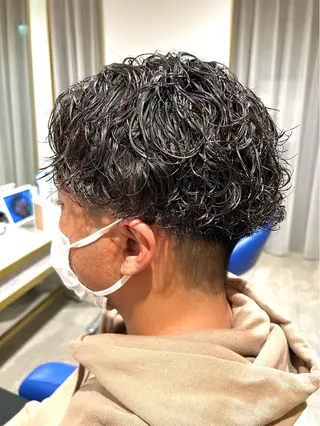 ショート パーマ メンズ men’s salon NOA solte. 【メンズサロン ノアソルテ】所属・メンズパーマ職人 加藤 弘貴のヘアスタイル