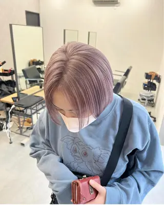 ミディアム カラー パーマ ヘアアレンジ メンズ キッズ ネイル マツエク・マツパ アイブロウ カラー特化サロン梅田 Eir茶屋町/山下のヘアスタイル
