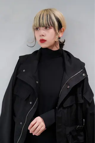 ミディアム カラー 大江 海斗のヘアスタイル