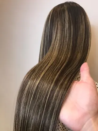 ロング カラー 艶髪／シールエクステ 🌻ノゾミ🌻のヘアスタイル