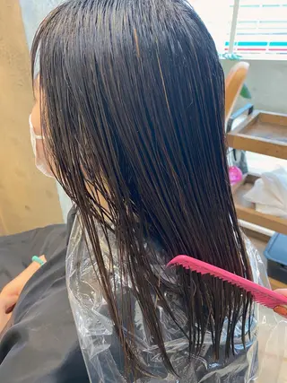 セミロング カラー wakana 【ブリーチカラー】のヘアスタイル