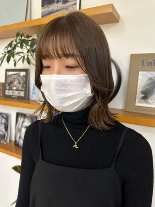 カラー リンダ所属・ボブ/ブリーチ /顔周り/すずきのヘアスタイル