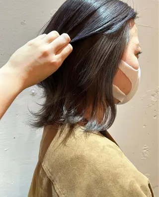 ミディアム ゆうき あすかのヘアスタイル