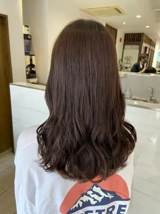 ロング カラー ヘアアレンジ ブリーチ/ツヤカラー /SARA 金山のヘアスタイル