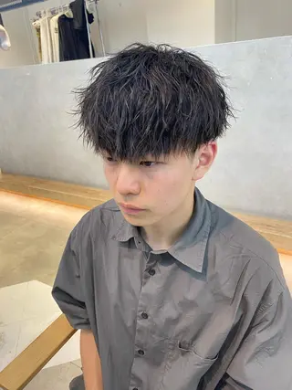 パーマ メンズ 新宿【メンズパーマ】 塩澤太一のヘアスタイル