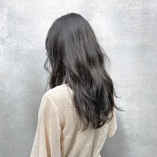 セミロング カラー パーマ ヘアアレンジ 【ダメージレス施術】 【透明感】北村 拓也のヘアスタイル