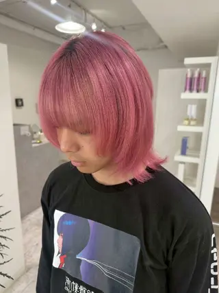 メンズ カラー piLLon 心斎橋のヘアスタイル