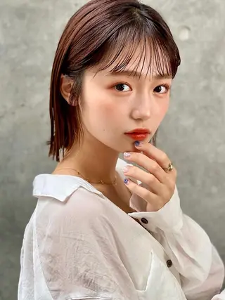 ミディアム 🫧岡野/透明感🍃 /髪質改善🫧のヘアスタイル