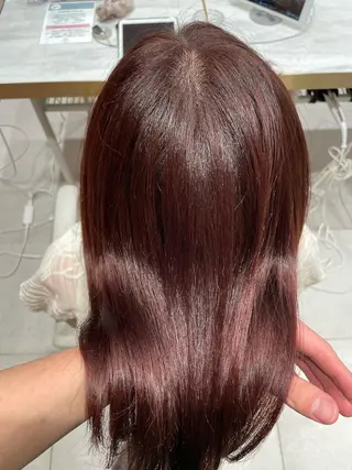 カラー 顔周り/透明感カラー /韓国ヘア/TAKUのヘアスタイル