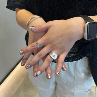 ネイル メンズパーマ/ メッシュ📍ユリのヘアスタイル