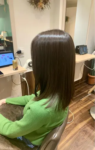 セミロング green feel 長原所属・西山 大樹のヘアスタイル